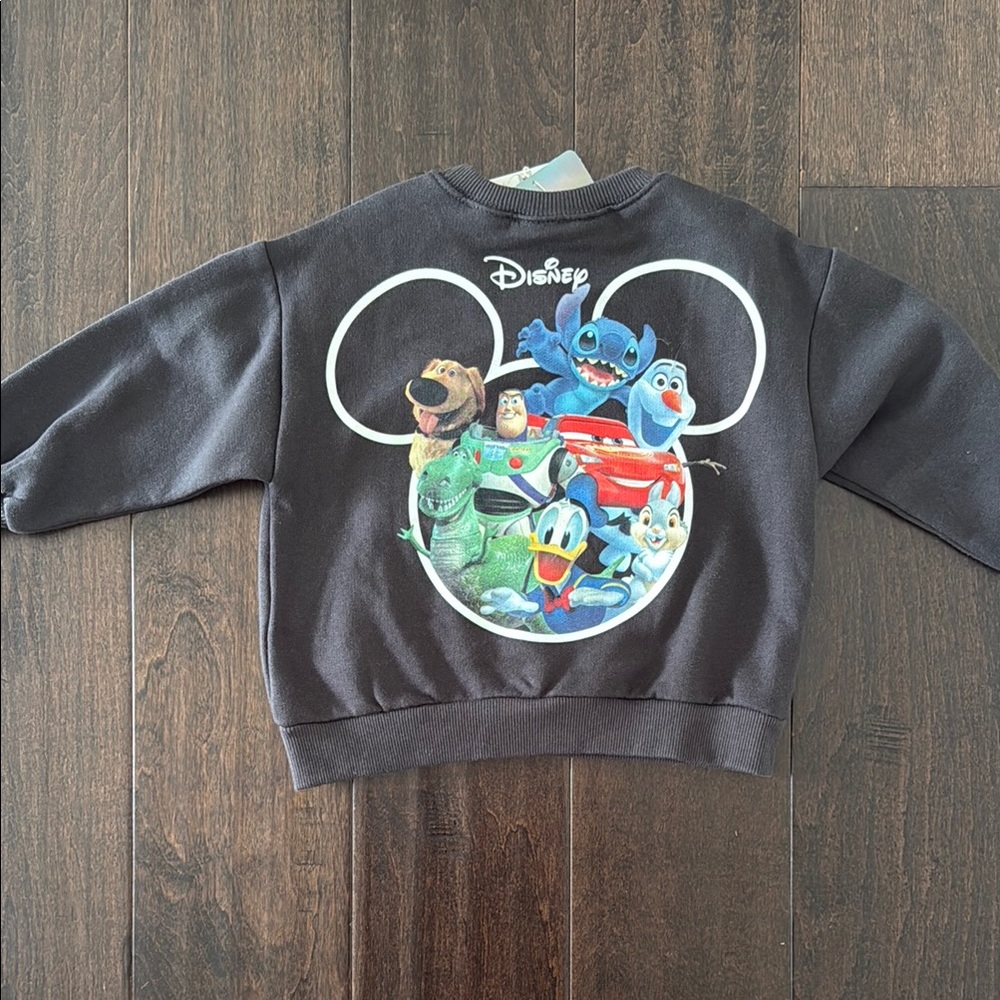 NWT Zara Disney 100 Anniversary Black Mickey Mouse Sweatshirt (special request)